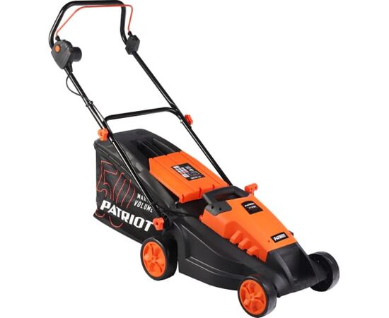  Газонокосилка PATRIOT PT 1639E 512309639 бесщёточный, 38см, 1600Вт, трав комби 50л, 20-65мм 5 уровней 