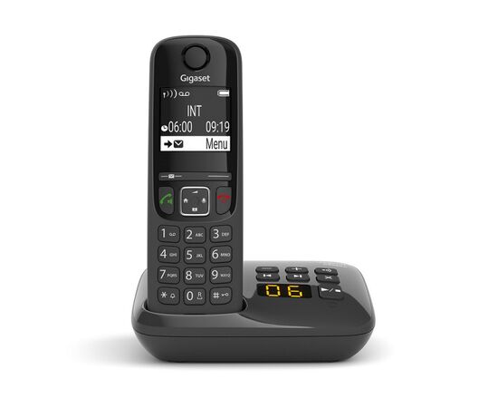  Радиотелефон Dect Gigaset AS690A RUS черный автооветчик 