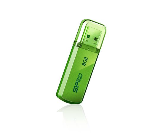  USB  8GB  Silicon Power  Helios 101  зёленый 