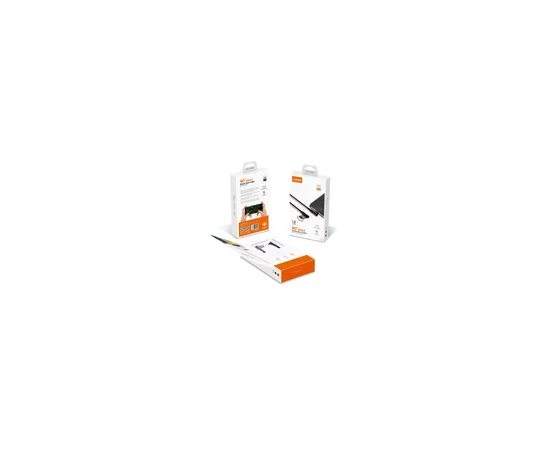  LDNIO LS421/ USB кабель Micro/ 1m/ 2.4A/ медь: 86 жил/ Угловой коннектор/ Нейлоновая оплетка/ Gray 