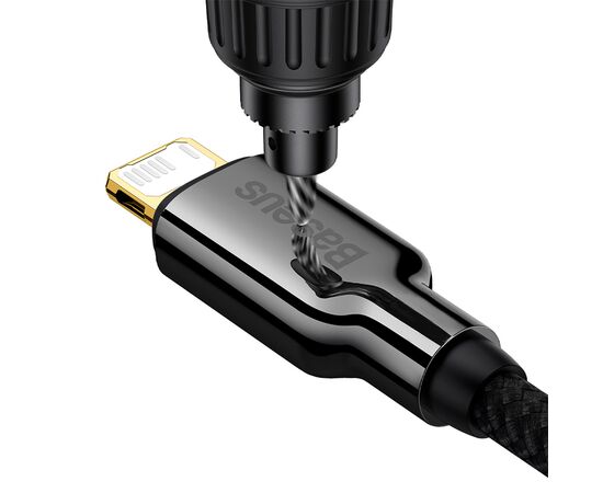  Кабель USB BASEUS Ice Porcelain Series USB - Lightning, 2.4А, 10.5W, 2 м, черный 