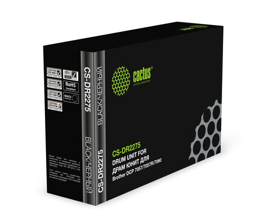  Блок фотобарабана Cactus CS-DR2275 DR-2275, black,12K для Brother DCP 7057/7057R/7060 