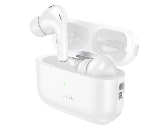  Наушники внутриканальные HOCO EW56 Generoso, пластик, bluetooth 5.3, микрофон, цвет: белый (1/20/200) 