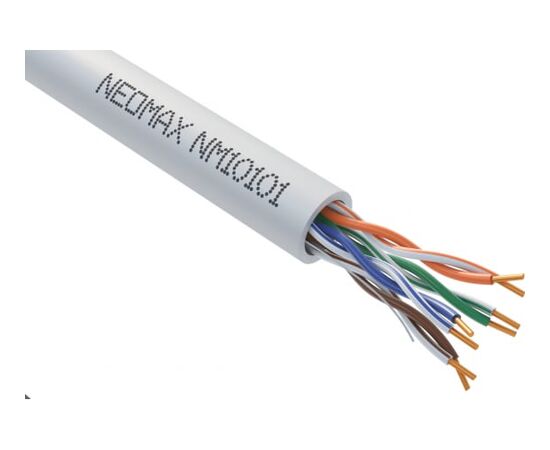  Витая пара NEOMAX NM10101 U/UTP cat.5e 4 пары (305 м) 0.51 мм (24 AWG) Медь PVC jacket 