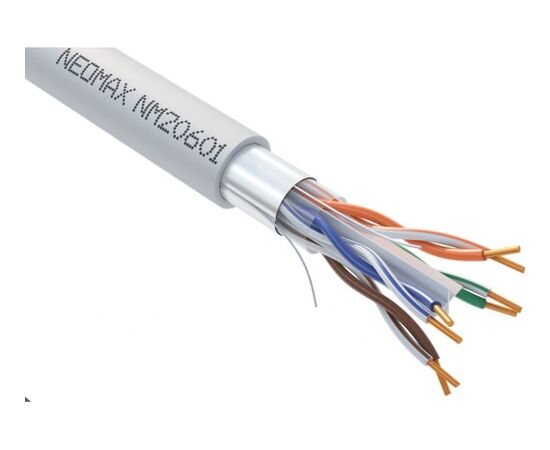  Витая пара NEOMAX NM20601 F/UTP cat.6 4 пары (305 м) 0.57 мм (23 AWG) Медь PVC jacket 