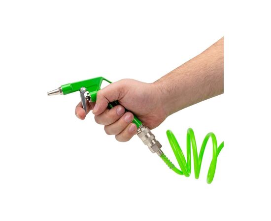  Краскораспылитель пневматический Forsage H-827-2V F-SGK-5 (58003) c верхним пластиковым бачком 600мл в комплекте с аксессуарами, набор 5пр 