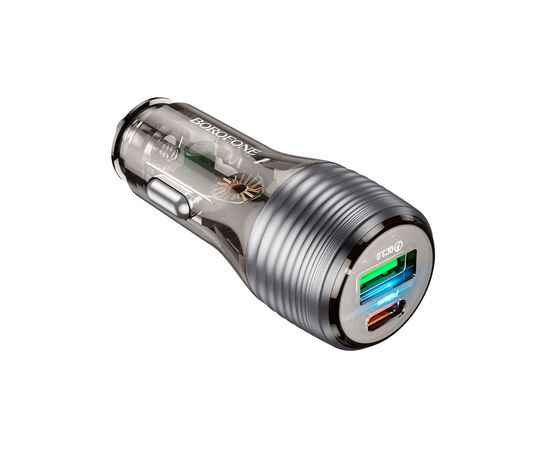  АЗУ BOROFONE BZ30 Absolute PD30W+QC3.0 car charger (черный) 