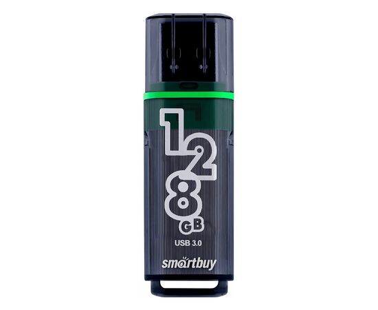  Флэш накопитель USB 128 Гб Smart Buy Glossy 3.0 (dark grey) (205855) 