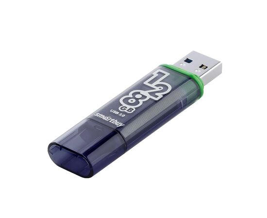  Флэш накопитель USB 128 Гб Smart Buy Glossy 3.0 (dark grey) (205855) 