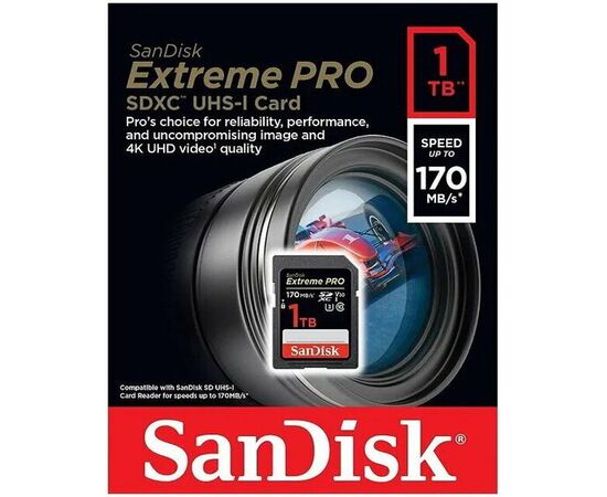  Карта памяти SANDISK SDSDXXD-1T00-GN4IN SDXC 1TB UHS-I 