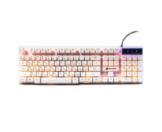  Клавиатура Dialog KGK-15U Gan-Kata мембранная игровая с подсветкой USB (white) (69336) 