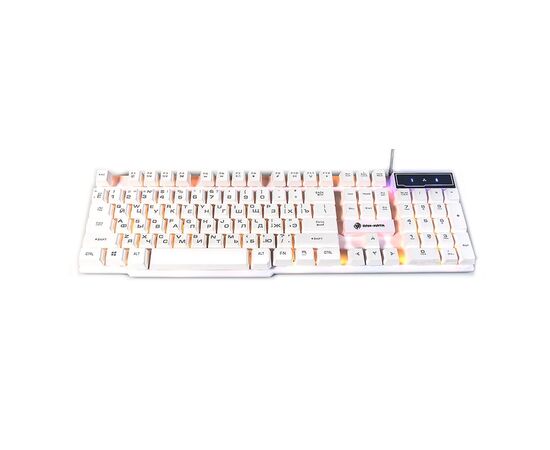  Клавиатура Dialog KGK-15U Gan-Kata мембранная игровая с подсветкой USB (white) (69336) 