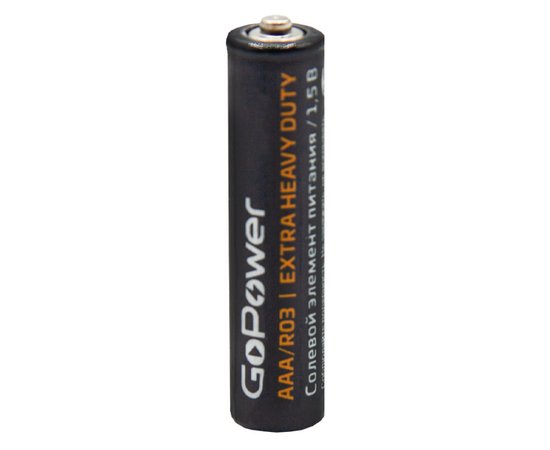  Батарейка GoPower R03 AAA BL4 Heavy Duty 1.5V (4/48/576) 