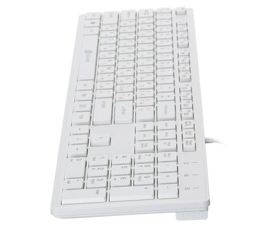  Клавиатура Oklick 500M белый USB slim Multimedia 