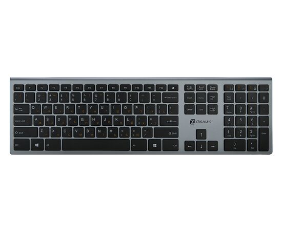  Клавиатура Oklick 890S серый 