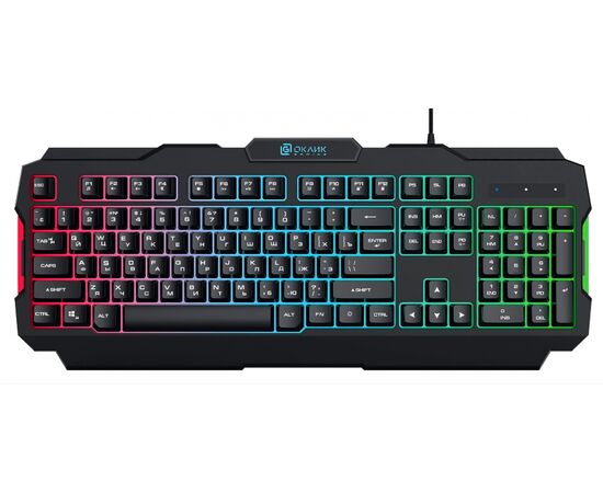  Клавиатура OKLICK 757G HW2 (1790295) черный USB for gamer 
