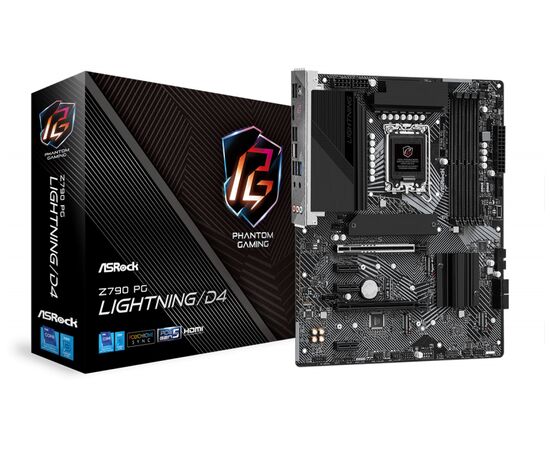  Материнская плата Asrock Z790 PG Lightning/D4 
