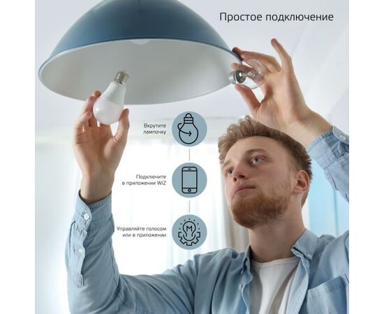  Умная лампа Gauss IoT Smart Home (1170112) E27 8.5Вт 806lm Wi-Fi 