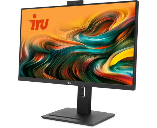  Моноблок IRU 23IM (1994785) 23.8" Full HD i5 12450H (1.7) 16Gb SSD512Gb UHDG 730 Windows 11 Professional GbitEth WiFi BT 120W Cam черный 1920x1080 