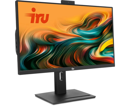  Моноблок IRU 23IM (1994785) 23.8" Full HD i5 12450H (1.7) 16Gb SSD512Gb UHDG 730 Windows 11 Professional GbitEth WiFi BT 120W Cam черный 1920x1080 