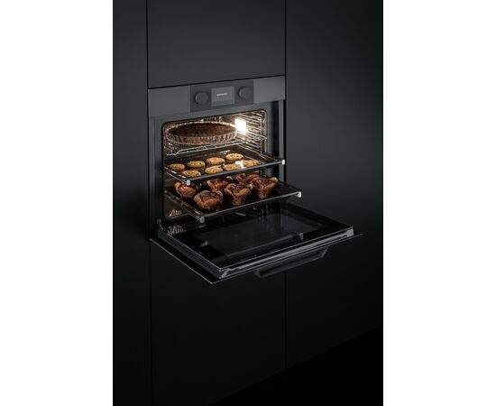  Духовой шкаф Barazza 1FEVGP black glass 
