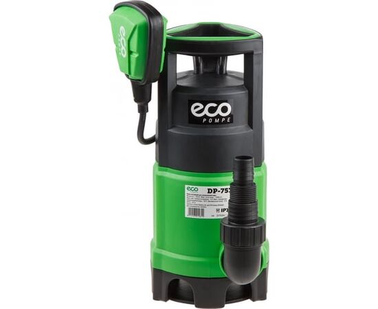  Насос погружной ECO DP-753 для загрязненной воды 750 Вт, 13000 л/ч, 9 м 
