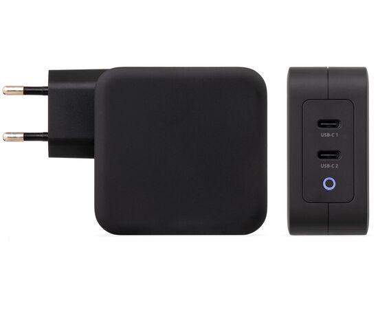  Адаптер питания TOPON TOP-GaN-100WB, 5-20В, 5A, 100Вт, универсальный, черный 