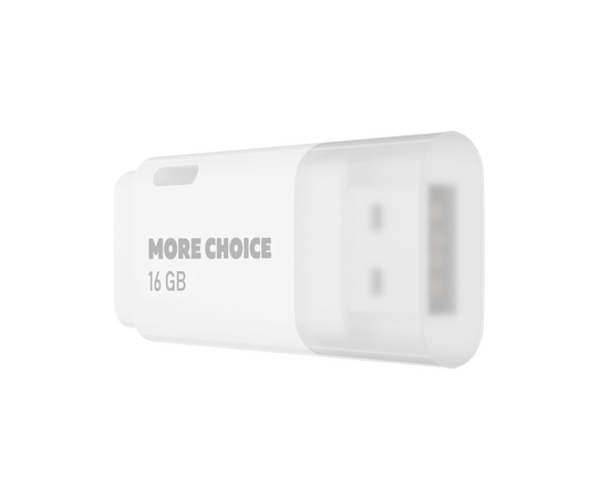  Флеш накопитель памяти USB 16GB 2.0 More Choice MF16 (White) 