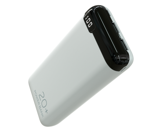 Внешний аккумулятор 20000mAh 2USB 2.1A More choice PB19-20 (White) 