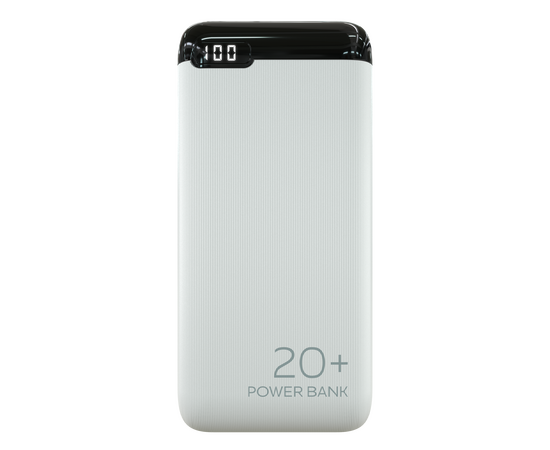  Внешний аккумулятор 20000mAh 2USB 2.1A More choice PB19-20 (White) 