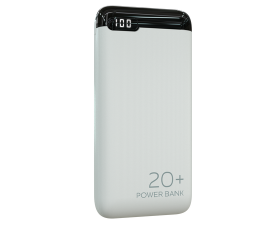  Внешний аккумулятор 20000mAh 2USB 2.1A More choice PB19-20 (White) 