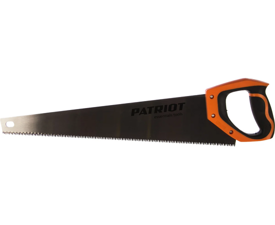  Ножовка по дереву PATRIOT WSP-500L (350006013) 7 TPI крупный зуб, 3-х сторонняя заточка, 500мм 