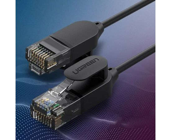  Кабель UGREEN NW122 70334 CAT 6A Pure Copper Ethernet Cable OD2.8 2m Black 