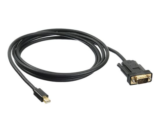  Кабель аудио-видео Buro 1.1v miniDisplayport (m)/VGA (m) 2м. Позолоченные контакты черный (BHP MDPP-VGA-2) 