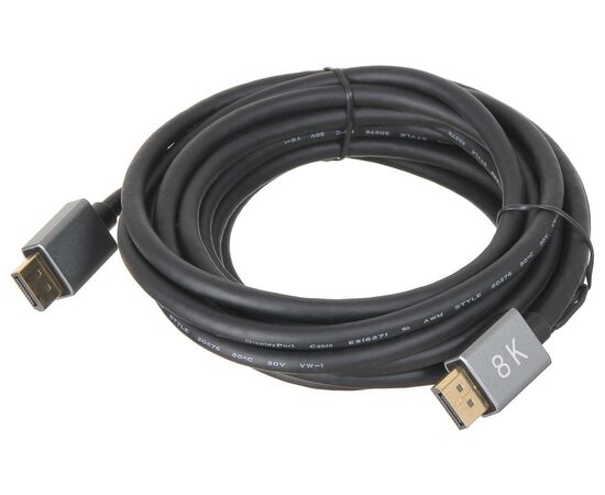  Кабель аудио-видео Buro DisplayPort (m)/DisplayPort (m) 5м. Позолоченные контакты черный (BHP-DPP-1.4-5G) 