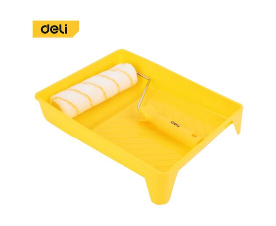  Малярный набор Deli DL509703 (ванночка 435x300x7,5мм, 1 валик из акрилового волкна, бюгель) 