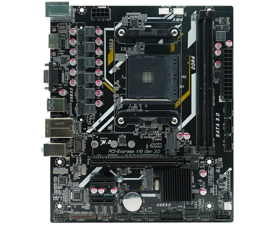  MB sAM4 AFOX A520D4-MA5-V2 mATX 2xDDR4 PCIEx16 PCIEx1 M.2 HDMI VGA 