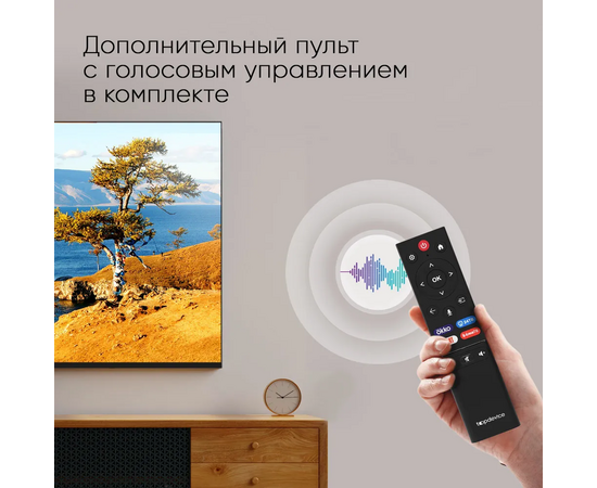  55” Телевизор TopDevice TDTV55CS06UBK черный 3840x2160, 4K Ultra HD, 60 Гц, Wi-Fi, Smart TV, Wildred 