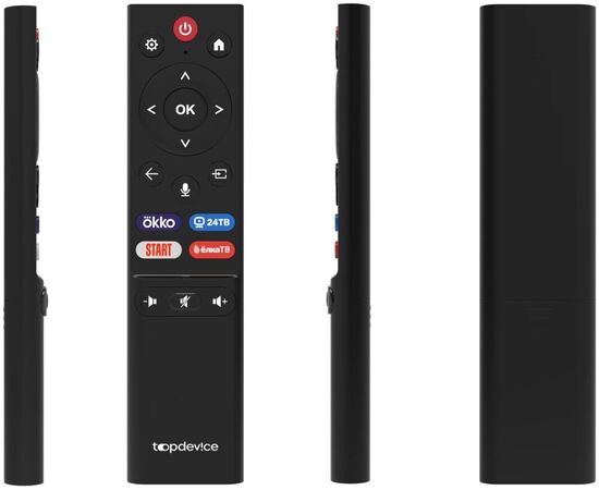  55” Телевизор TopDevice TDTV55CS06UBK черный 3840x2160, 4K Ultra HD, 60 Гц, Wi-Fi, Smart TV, Wildred 