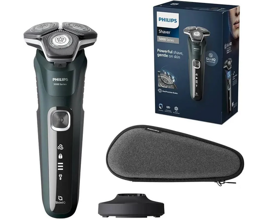  Бритва роторная Philips S5884/50 зеленый 
