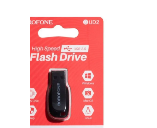  Карта памяти   4GB Micro-SD Borofone Class 6 (Red) 