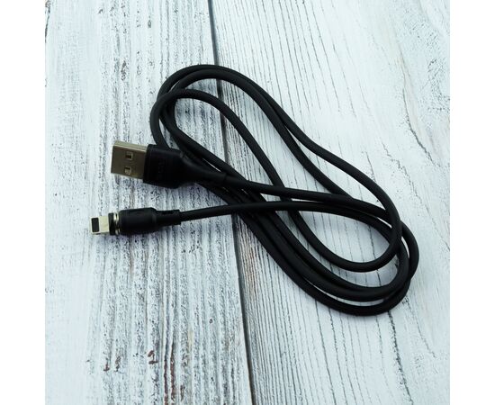  Дата-кабель HOCO X52 Sereno magnetic charging Lightning, 1м (черный) 