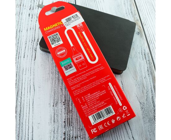  Дата-кабель HOCO X52 Sereno magnetic charging Lightning, 1м (черный) 