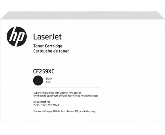  Тонер-картридж HP CF259XC 59X Black LaserJet Contract Toner Cartridge Blk Crtg 