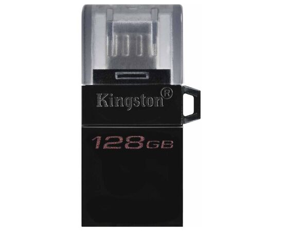 USB-флешка Kingston DataTraveler microDuo 3 G2 DTDUO3G2/128GB 128Gb USB3.0 черный 