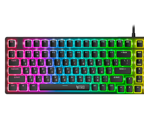  Клавиатура Acer Nitro OKW303 черный (ZL.KBDCC.01D) 