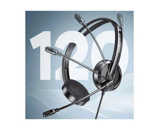  Наушники RAPOO H102 Wired Stereo headset Black 