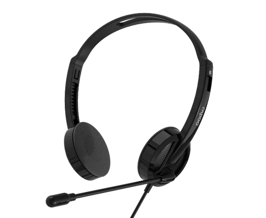  Наушники RAPOO H102 Wired Stereo headset Black 