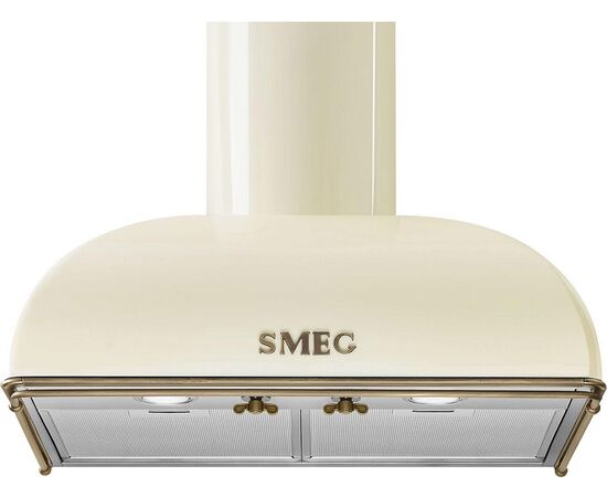  Вытяжка SMEG KS59POE2 поворотные переключатели, LED освещение, максимальная производительность 754 м3/ч, 3 скорости + интенсивный режим, фур 
