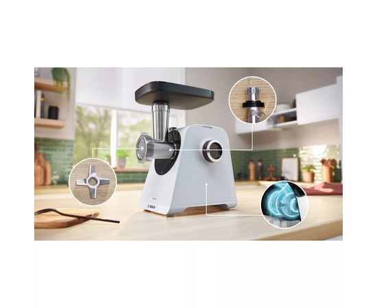  Мясорубка Bosch MFWS420W белый 
